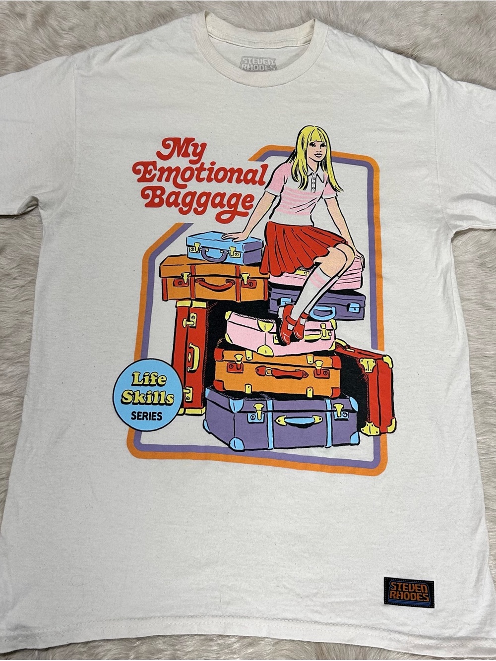My Emotional Baggage Steven Rhode Graphic Tee Medium